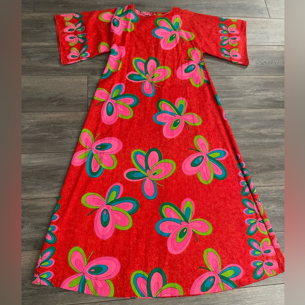 Vintage 70s Flower Dress